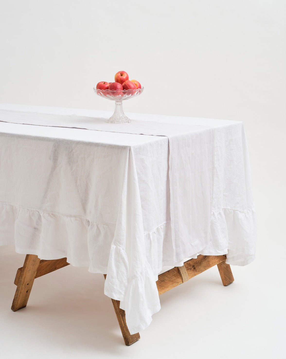 Inspired Table 100% French Linen Table Runner - Dove